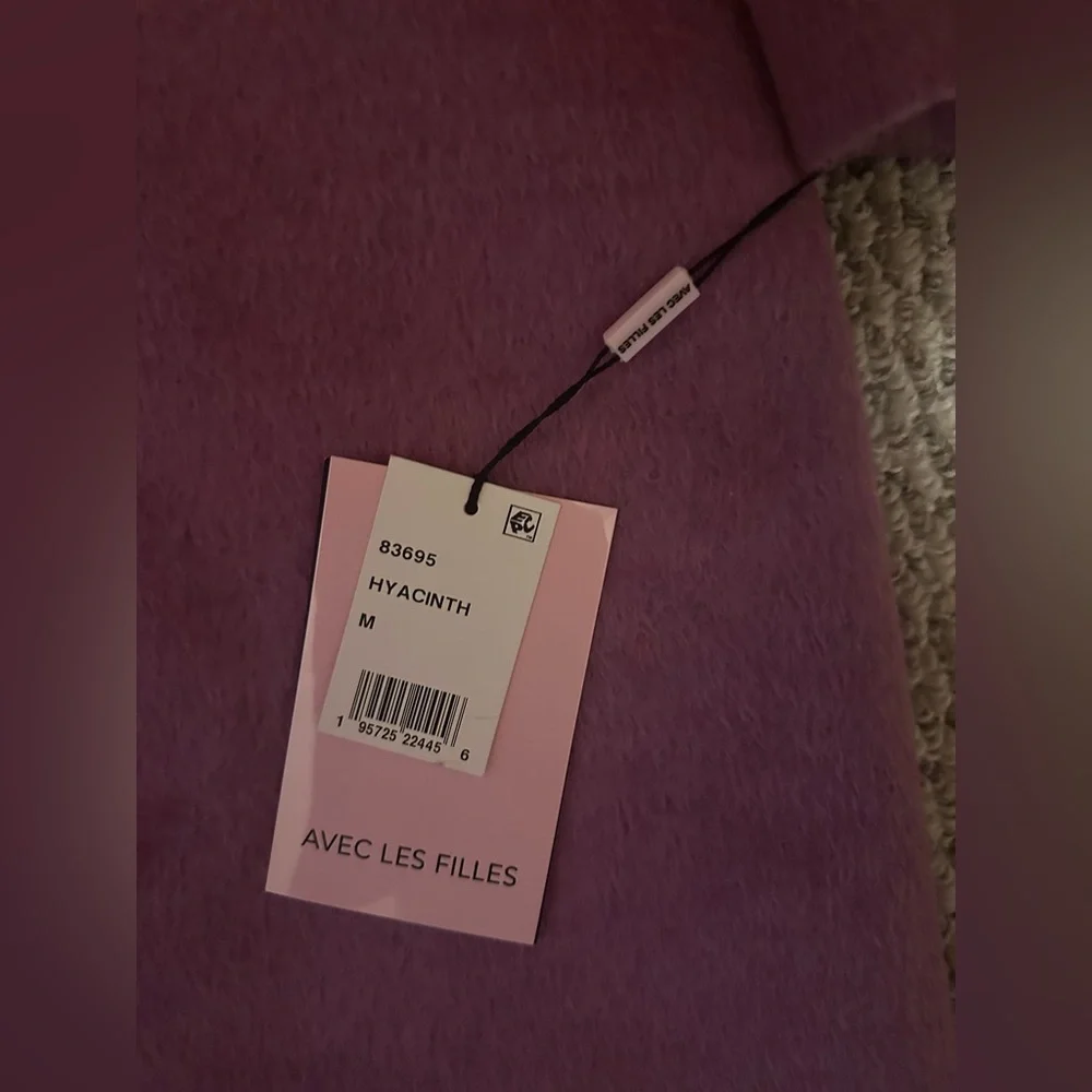NWT Avec Les Filles Lavender Coat - Picture 11 of 13